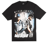Wisin & Yandel Black T-Shirt – Official 2022 Mision World Tour Concert Merch